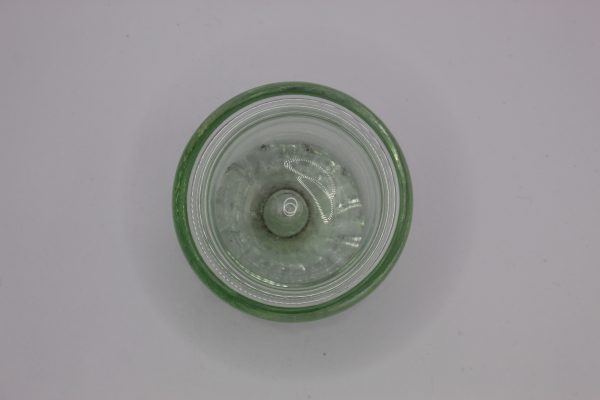 Celery Green Jewelry Bowl W Textured Foot - Image 4