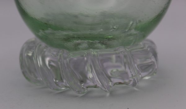 Celery Green Jewelry Bowl W Textured Foot - Image 3